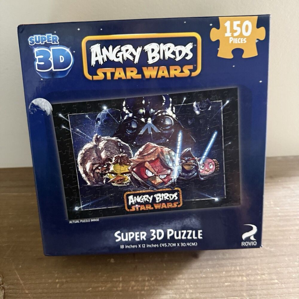 Angry Birds STAR WARS Super 3D Jigsaw Puzzle 150 pieces NEW!